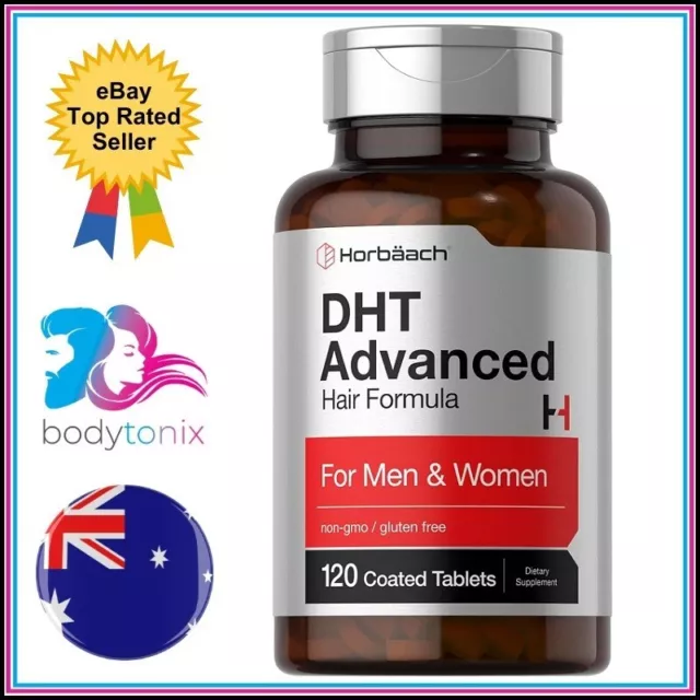 DHT BLOCKER ADVANCED HAIR FORMULA Supplement Men & Women Hair Growth 120 Tablets