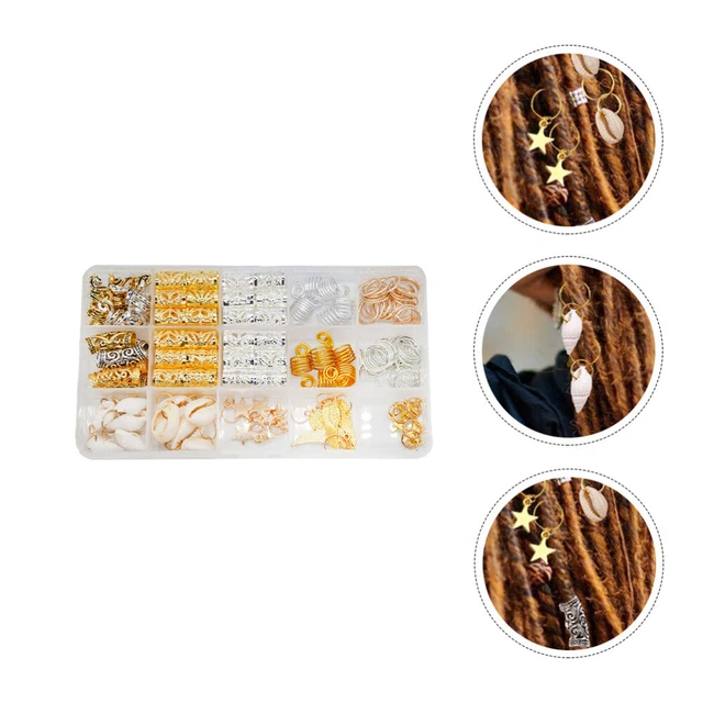 159 Pcs Haarschmuck Haarring Haarschnalle Haarzopfring Spule