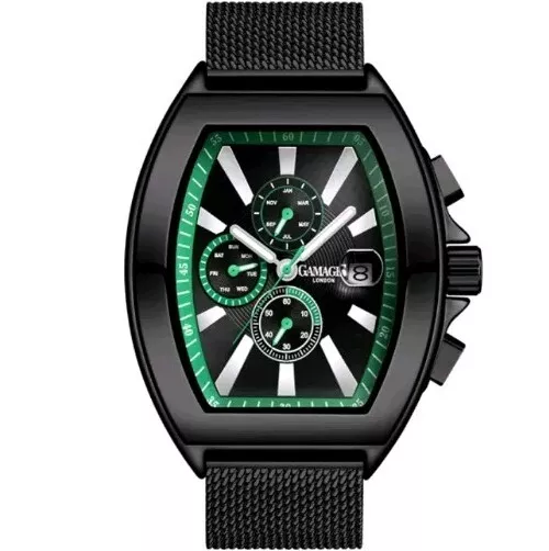 Gamages Of London - Divergence Automatic Watch Black Green Men’s Limited Edition