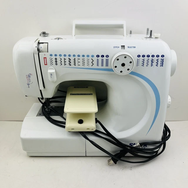 SHARK EURO PRO X Sewing Machine With Foot Pedal Model 384 50.00 PicClick