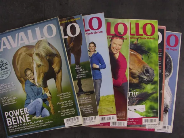 Cavallo 2016 2018 das Magazin für aktives Reiten sieben  Hefte