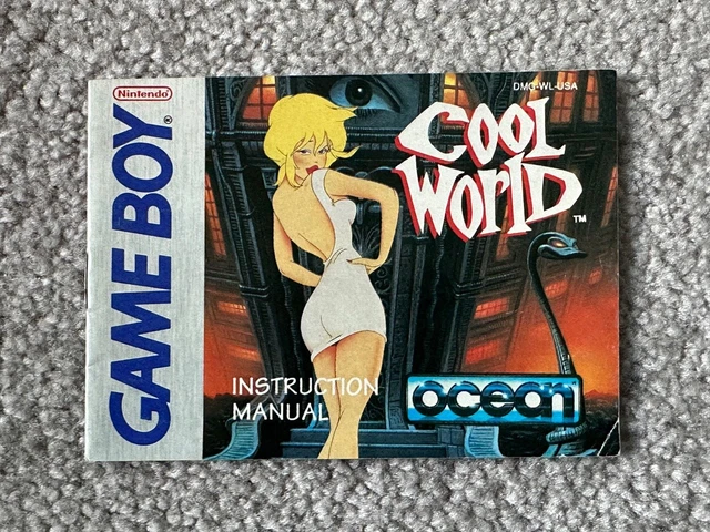 Cool World Gameboy game manual - USA Rare Game boy