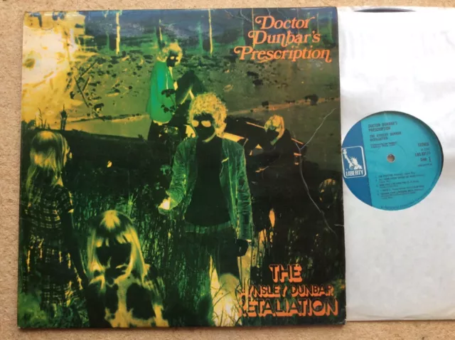 AYNSLEY DUNBAR RETALIATION "dr dunbar's prescription" orig UK 1968 LIBERTY LP