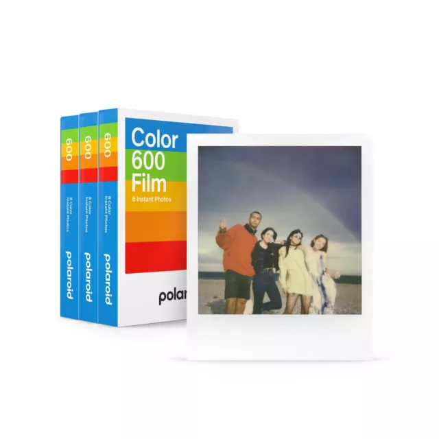 6 x Polaroid Color 600 für alle POLAROID 600,IMPULS u.ONE Serien SOFORTBILDFILM 2