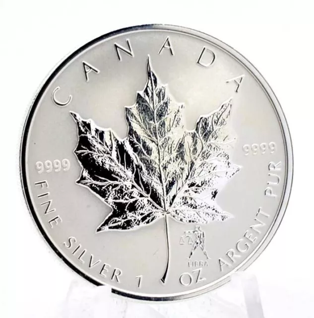 1 Oz Silber Maple Leaf 2004 Privy Mark Sternzeichen Libra Waage Lagerräumung