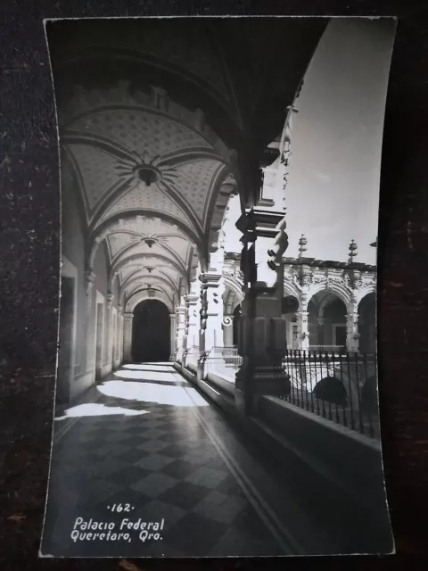 RPPC - Palacio Federal, Querretaro, Qro, MEX - Mid 1900s, Rough Edges