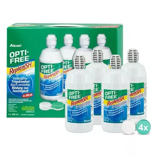 4x 300 ml OPTI-FREE RepleniSH