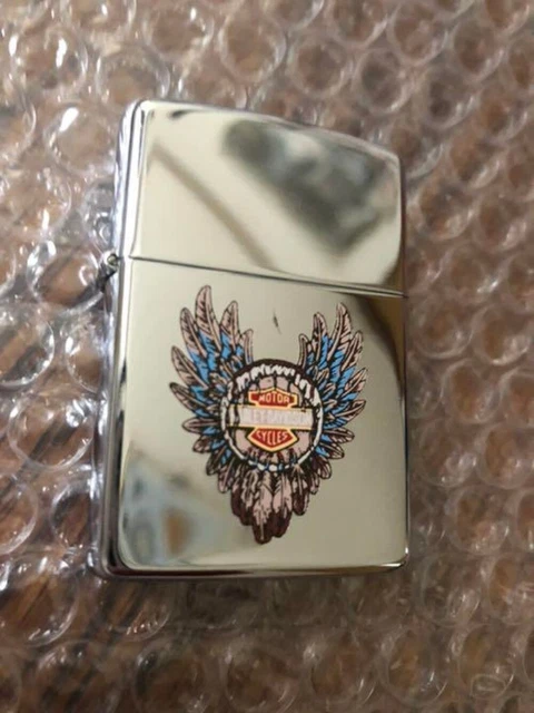 Rare Vintage Zippo 1993 Harley-Davidson Dreamcatcher Oil Lighter