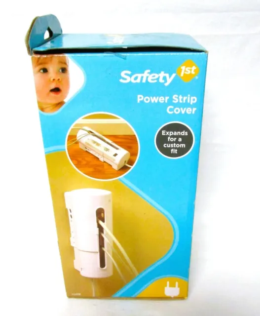 Safety 1st Power Strip Cover White Toddler Proof Home Expandable for Custom Fit
