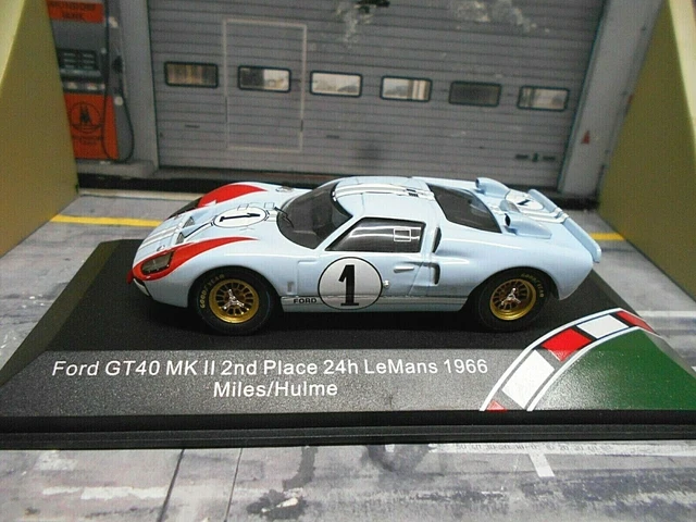 FORD GT40 MK.II 1966 24 H LE MANS D.GURNEY-J.GRANT 1:43 ALTAYA IXO