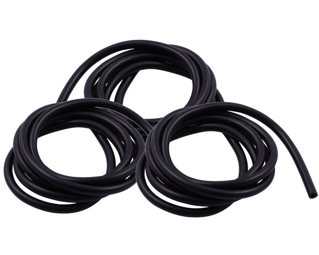 Tuyau d'huile / tuyau de dépression 3x5mm - 3m de tuyau d'huile noir universel s