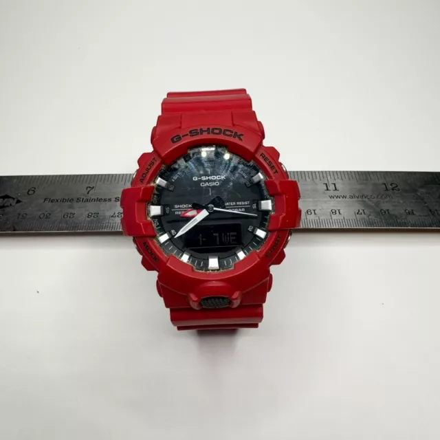 Casio G-Shock GA-800 Black/Red Digital & Analog Watch