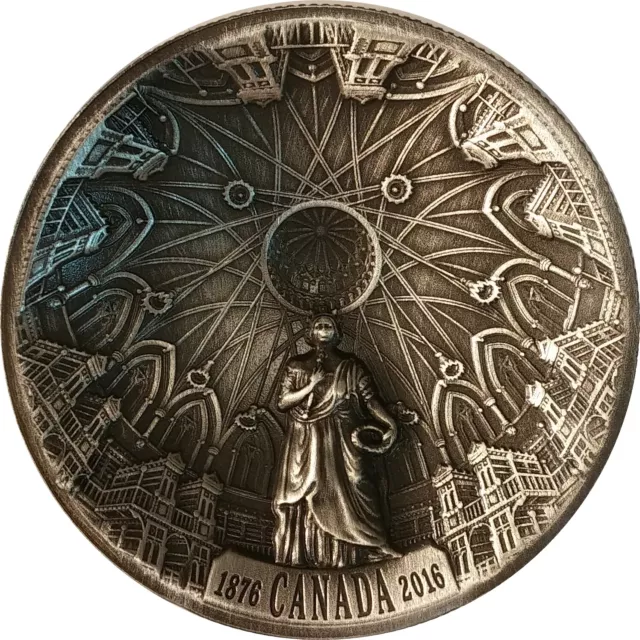 2016 Canada $25 Fine Silver Coin: 140th Anniversary of the Library of Parliament