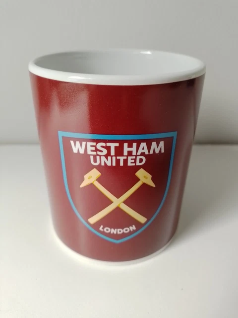 TAZZA DA CAFFÈ In Ceramica Tè West Ham FC Tazza Da Tè In Scatola Di Presentazione Ufficiale - Foto 4