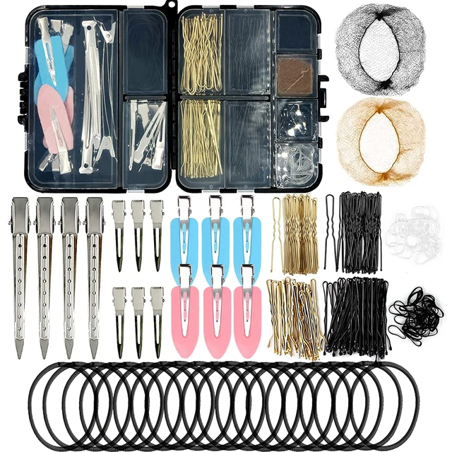 200Pcs Hair Clips for Styling,Hair Pins Set for Women Girls,Includes 70Pcs Bobby