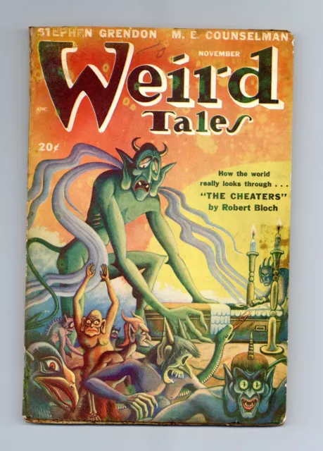 Weird Tales Pulp 1st Series Nov 1947 Vol. 40 #1 VG- 3.5