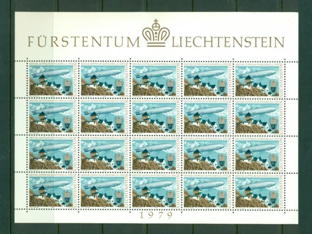 Liechtenstein #663-64 (1979 Europa Aviation set) VFMNH sheets of 20 CV $23.00