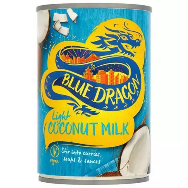 Blu drago luce latte di cocco