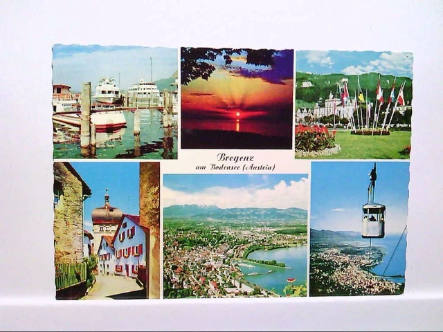 AK Bregenz am Bodensee Österreich Ungelaufen.