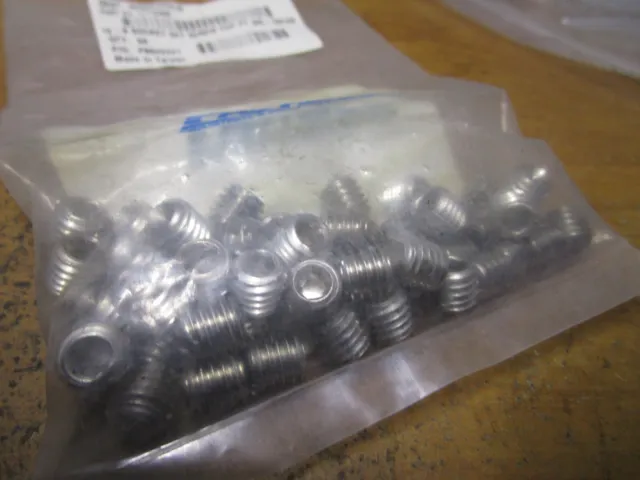 3/8"-16 x 3/8" Hex Cup Point Grade 18-8 Stainless Steel Socket Set Screw QTY 50