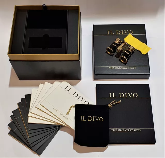 IL DIVO – The Greatest Hits 7 x CD + 5 x DVD Binocular + Book BOX SET NEW SEALED