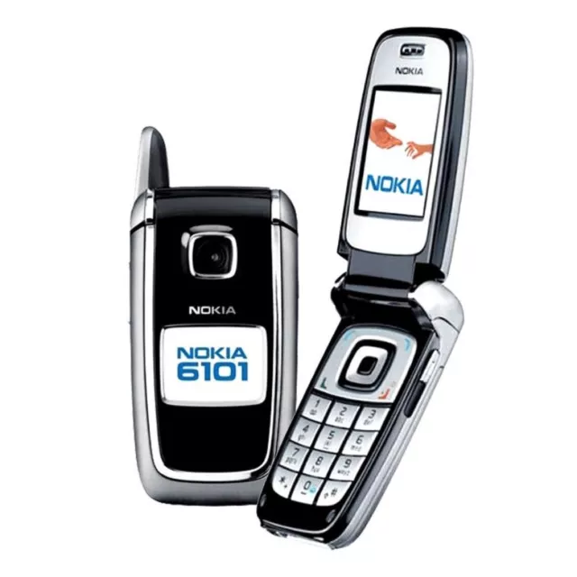 Original Nokia 6101 FM radio CAMERA 2G GSM Flip Mobile Phone 1.8 in Screen