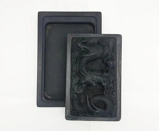Ink Stone Suzuri Japanese Vintage Calligraphy Tool S601