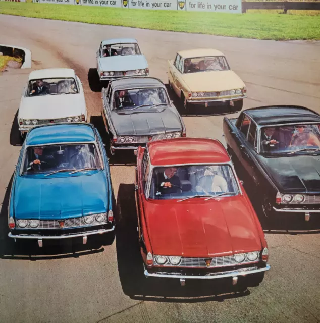 Rover 2000 "One Of The Oustanding Cars" UK Original Ad 1965 ILN ~8.5x12.5"