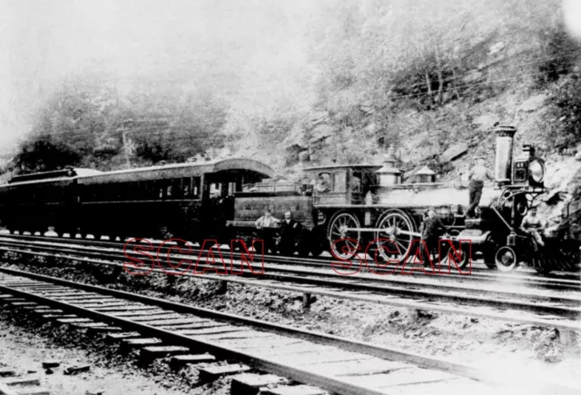 2D342 2NDGEN RP 1880s?/1960s LEHIGH VALLEY RAILROAD 440 LOCO #48 REINDEER