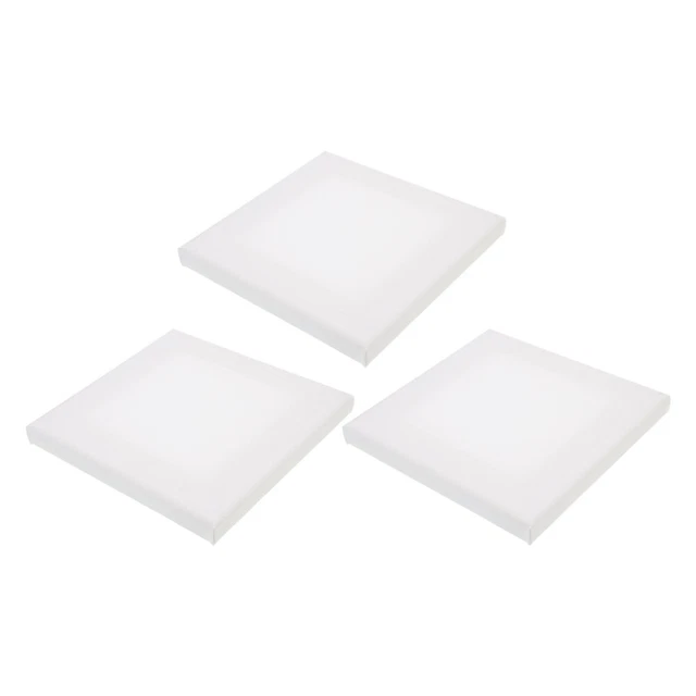 3 un. lienzos estirados de pintura al óleo para estudiantes tableros de pintura suministros de pintura