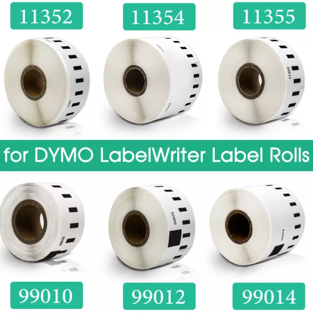 Label Etiketten für Dymo 99012 99014 11354 Labelwriter 400 450 Turbo 320 400 Duo