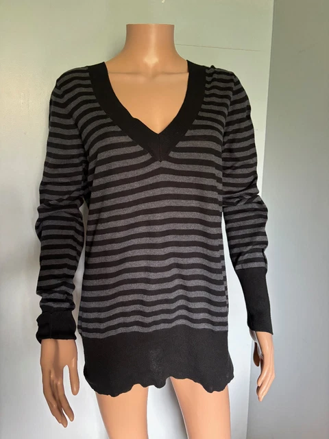Petit Pull Fin Cyrillus Vert Amande Taille L/40 - Coton, Occasion Très Bon état