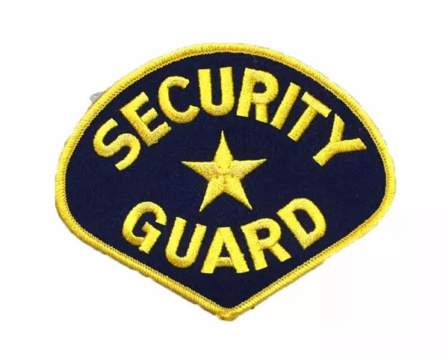 Navy/Yellow Security Guard Patch (Pack of 6) by Solar 1