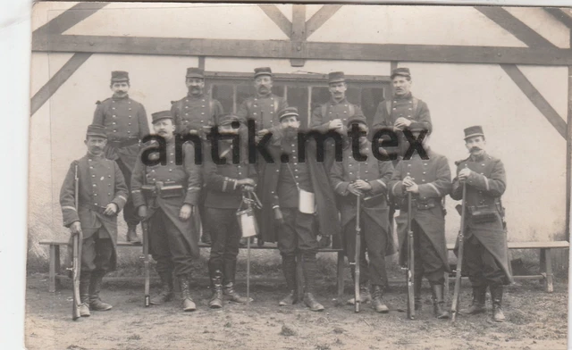 Photo Militaire Ancienne - Groupe Du 168ème Régiment - Carte Format AA409 CPA