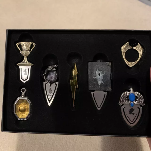 HARRY POTTER BOOKMARKS. A Set of 7 Horcrux Bookmarks from The Noble