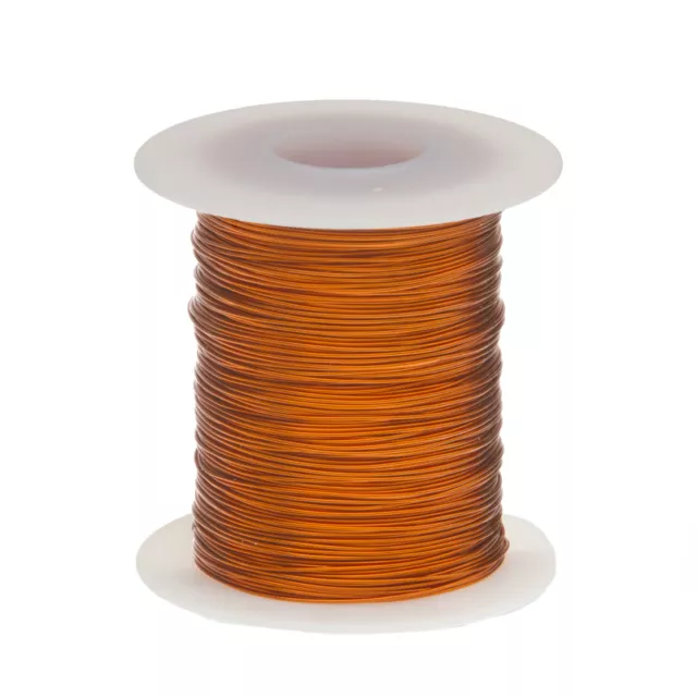 20 AWG Gauge Enameled Copper Magnet Wire 2 oz 39' Length 0.0343" 200C Natural