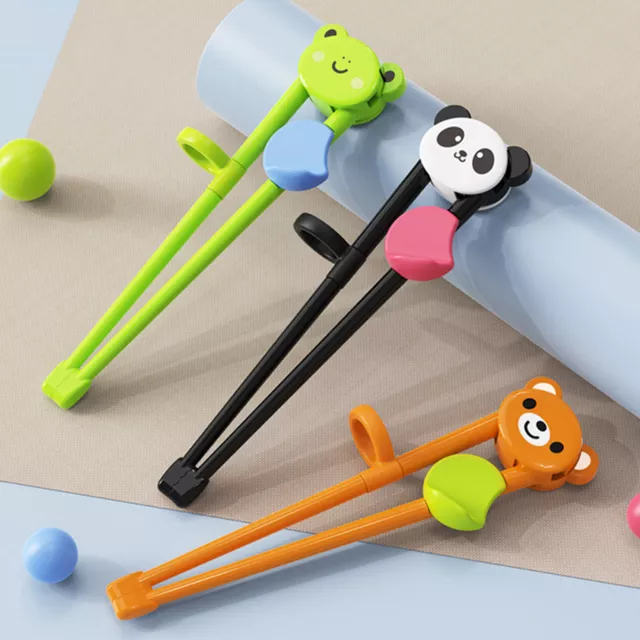 1 Pair Training Chopsticks Chewable Food Pick Panda Shape Toddle Feeding