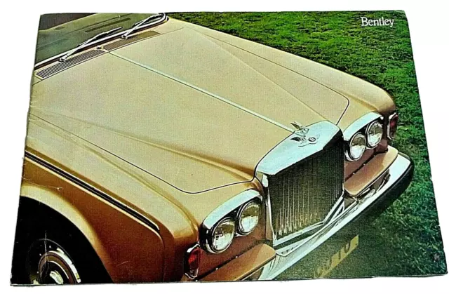 VINTAGE ROLLS ROYCE Bentley Car Catalogue T2 Corniche 1977 Onionskin Photos