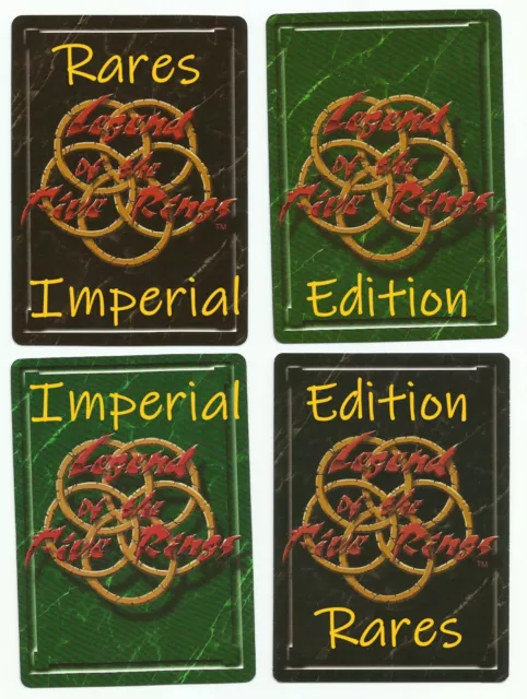 Rares Imperial Edition IE ImE L5R CCG Legend of the Five Rings Clan Wars