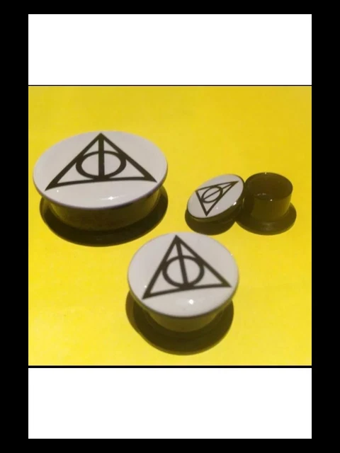 Pair Tappi Espansori Lobo - Orecchini A Tunnel Harley Quinn DC Comics - 6-30mm
