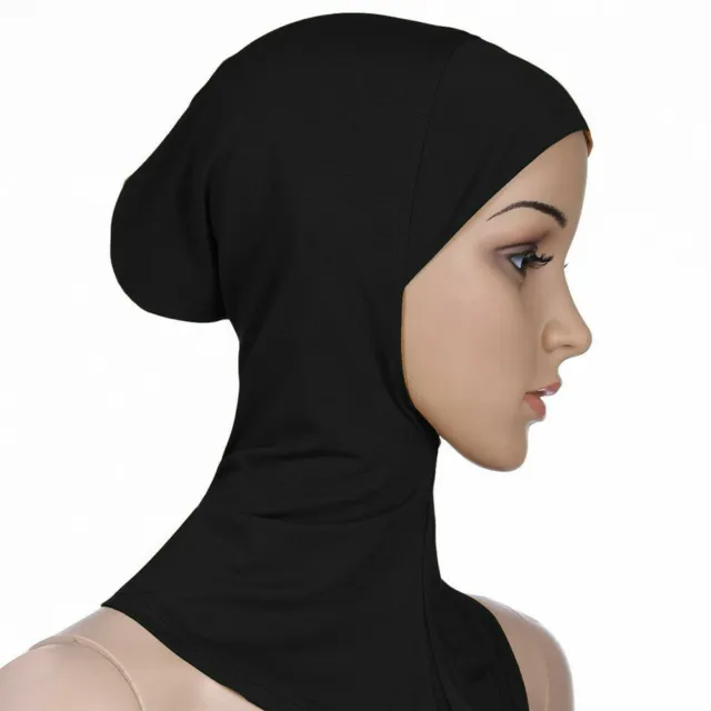 Premium Women Under Scarf Cap Bone Bonnet Ninja Hijab Islamic Neck Cover Muslim