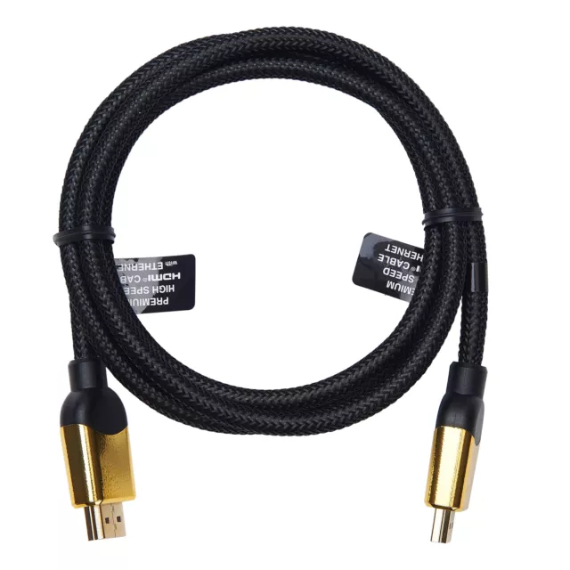 NEW - Blackweb Premium 4K HDR HDMI Cable, 4', Black