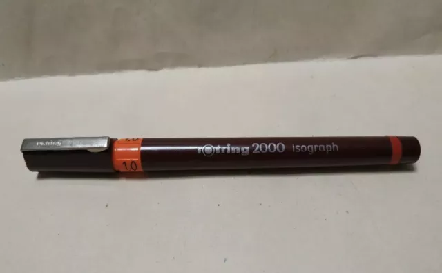 rotring 2000 isograph 1.0 mm vintage anni 70 penna a china