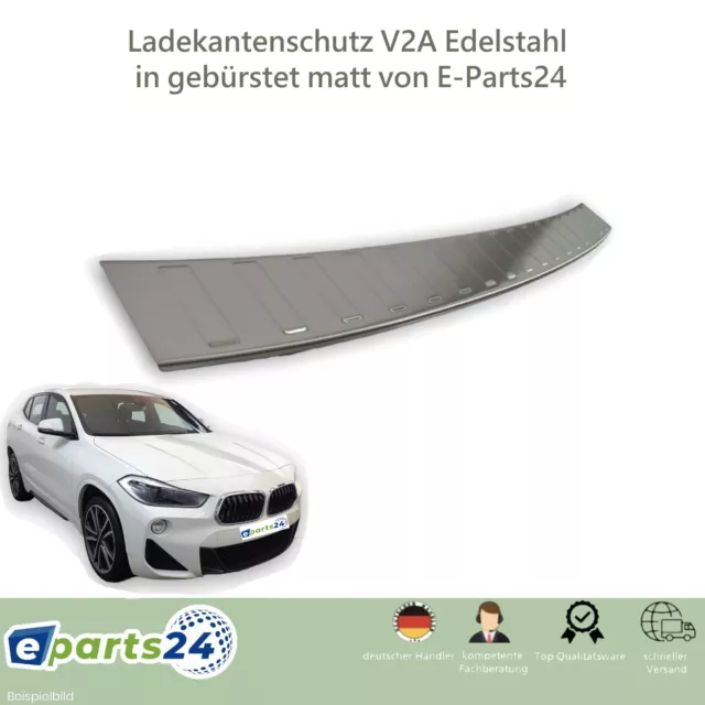 Ladekantenschutz für BMW X2 F39 Edelstahl Rostfrei Abkantung Bj. 2018