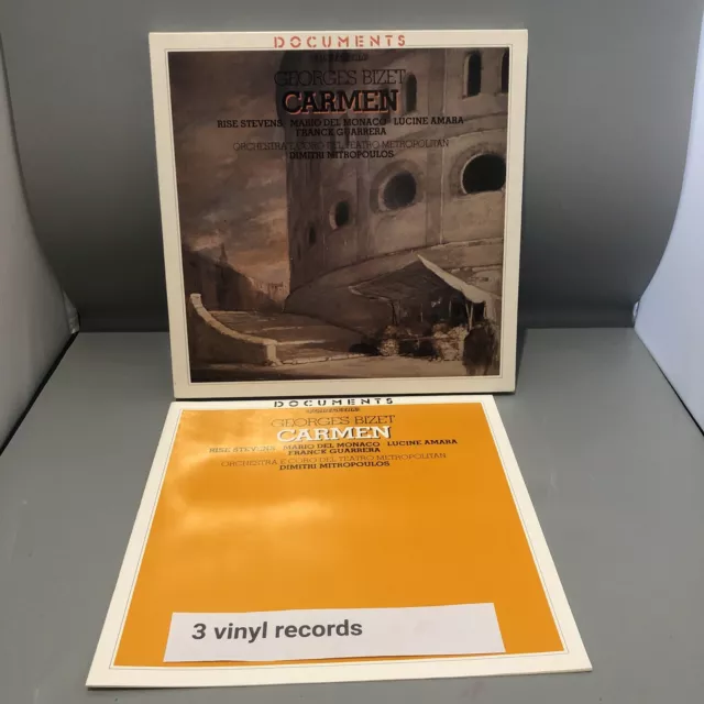 Georges Bizet - Carmen (Dimitri Mitropoulos ) LP Vinyl Cetra Documents
