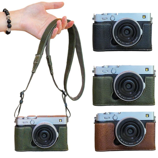 Smallrig Kit de demi-étui en cuir pour FUJIFILM X-T50 (marron) 4710 • SmallRig France Smallrig Kit de demi-étui en cuir pour FUJIFILM X-T50 (marron) 4710 • SmallRig France