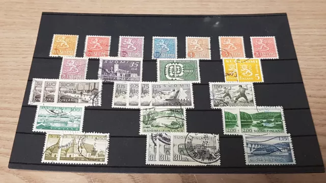 Konvolut / Lot 1 - alte Briefmarken aus Finnland - Finland - Suomi