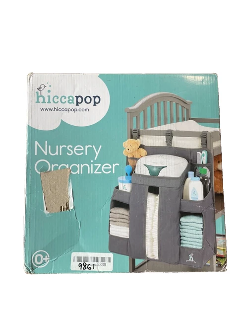 hiccapop Nursery Organizer and Baby Diaper Caddy | Hanging Diaper Organization