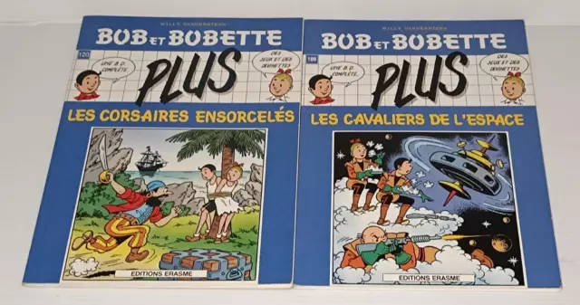 LOT 2 BD Bob Et Bobette, Les Cavaliers De L'espace / CORSAIRES willy vandersteen