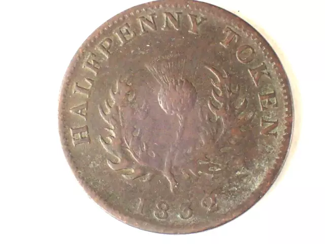 Canada Nova Scotia 1832 Half penny BR871 (DD)